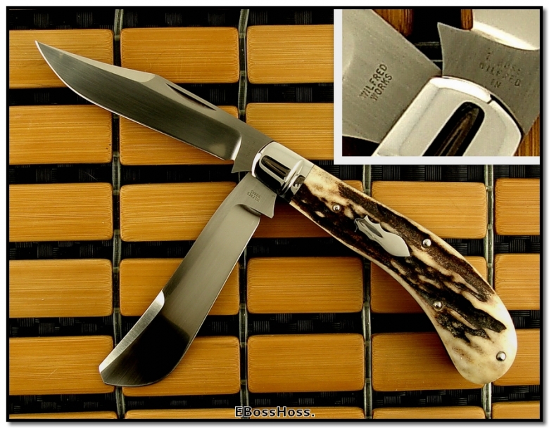 Tony Bose 3 7/8-inch 2-Blade Saddlehorn Trapper