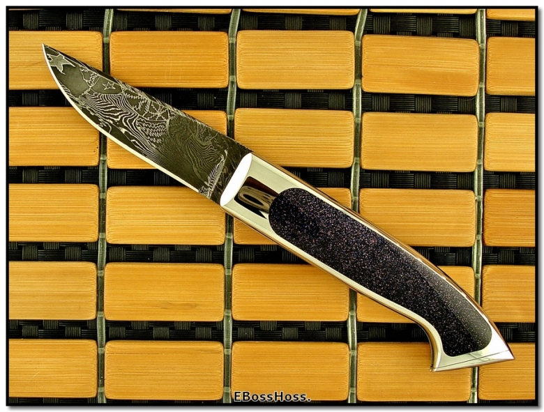 Charles Bennica Comete Moonstone Custom Interframe Buttlock