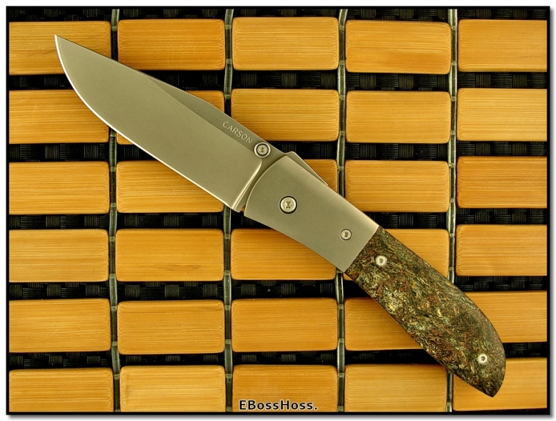 Kit Carson Rag Micarta Medium Model 4