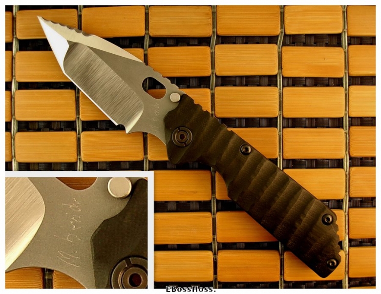 Mick Strider Custom MSC Framelock GB Serrated