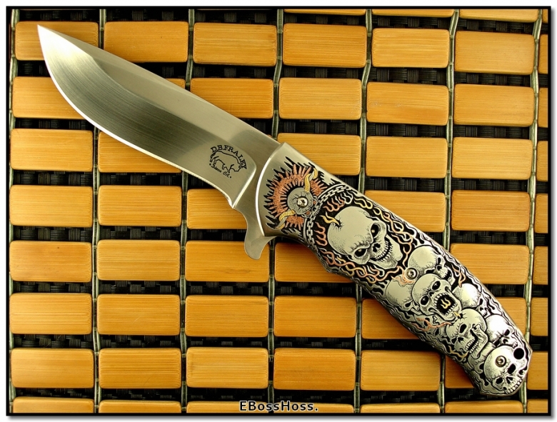 D.B. Fraley 5" Deluxe Torrent engraved by CJ Cai