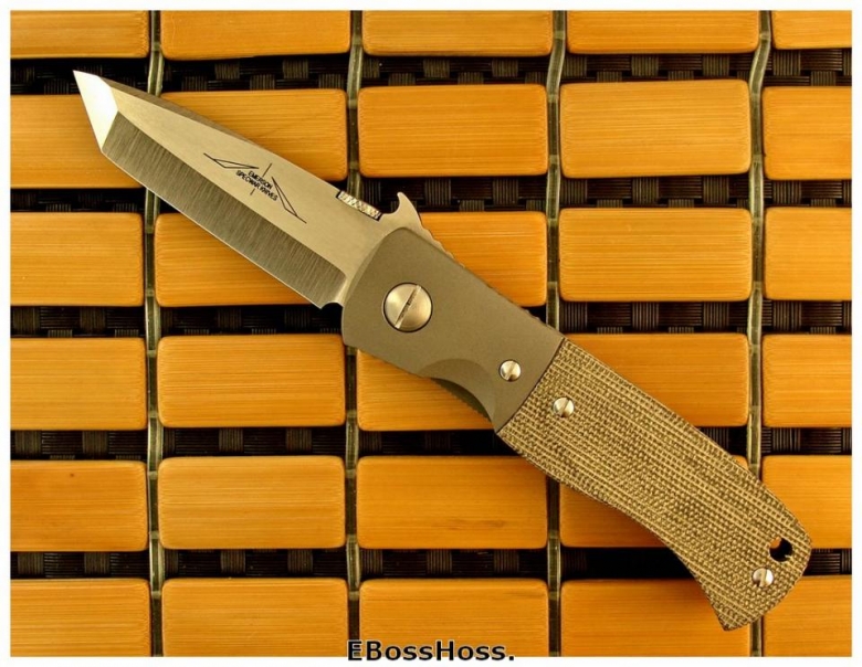 Ernie Emerson Mini-CQC-7/W w/Bolsters