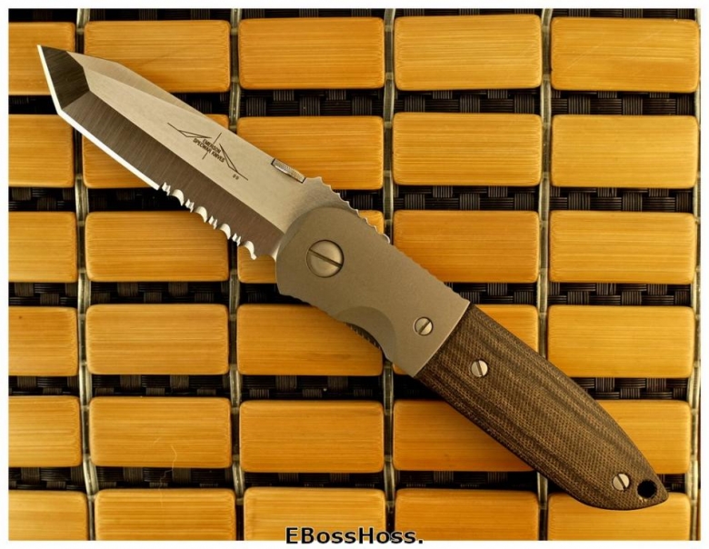 Ernie Emerson Custom CQC-6 w/ Serrations