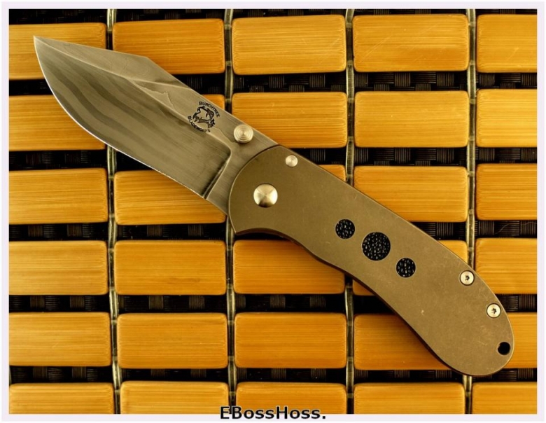 Michael Burch Forged Damascus Tangent