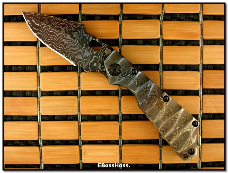 Mick Strider MSC All-Damascus SMF Dragon-Spine