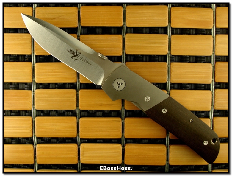 Microtech / Terzuola ATCF D/A - w/Hand- Ground satin blade