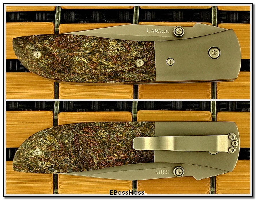 Kit Carson Rag Micarta Med. Model 4