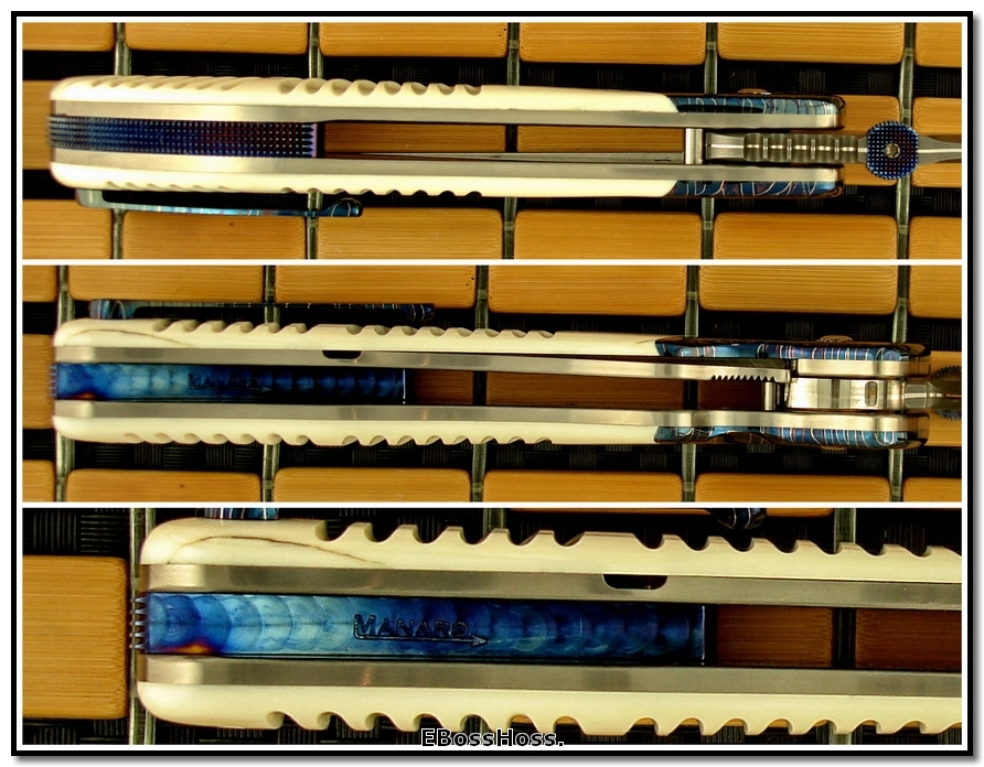 Sal Manaro Dlx. XL Bullseye - Blade Stock by Chad Nichols