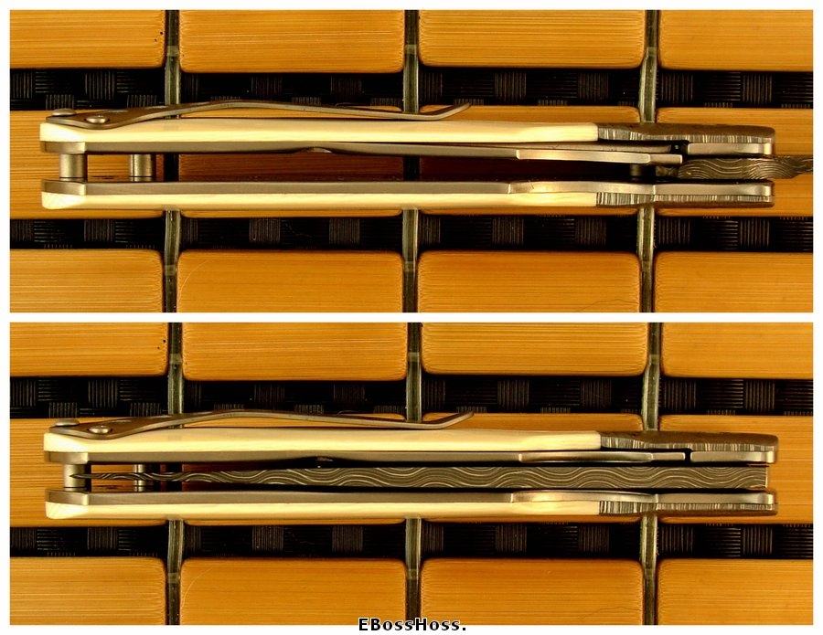 Tom Mayo Very Dlx. Large TNT - Ivory / Damascus / Damascus