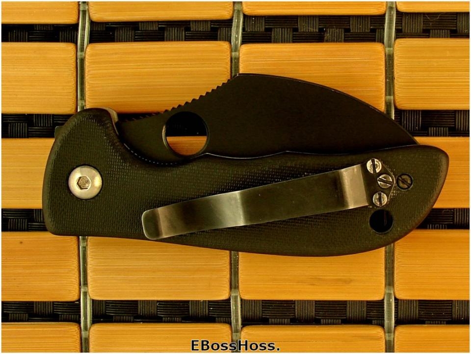 Ernie Emerson Black CQC-9 w/Serrated