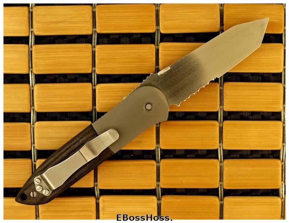 Ernie Emerson Custom CQC-6 w/ Serrations