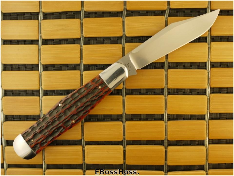 Tony Bose 5 3/8-inch Jigged AG Russell Bone Coke Bottle