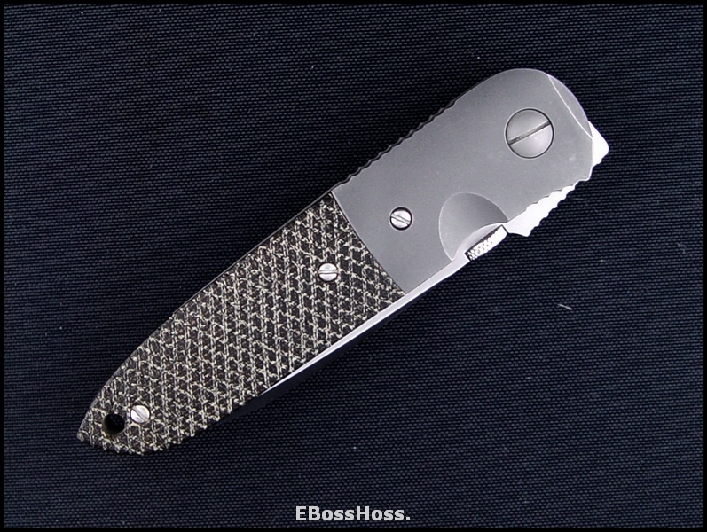 Ernie Emerson Checkered Halfmoon Lefty CQC- 6
