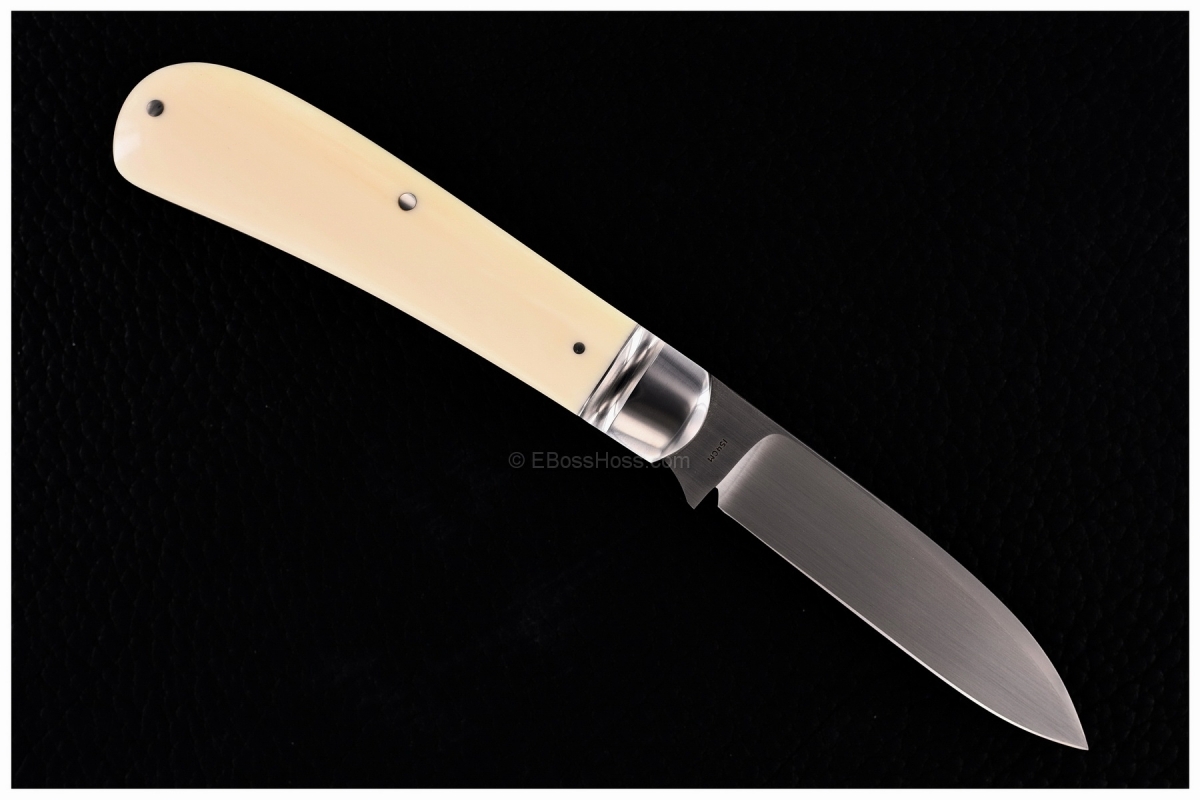 Tony Bose Custom Zulu Spear Slip Joint with Natural Handles