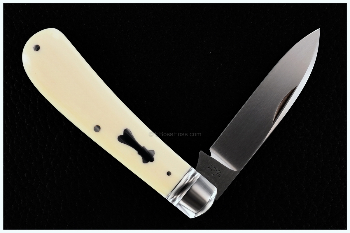 Tony Bose Custom Zulu Spear Slip Joint with Natural Handles