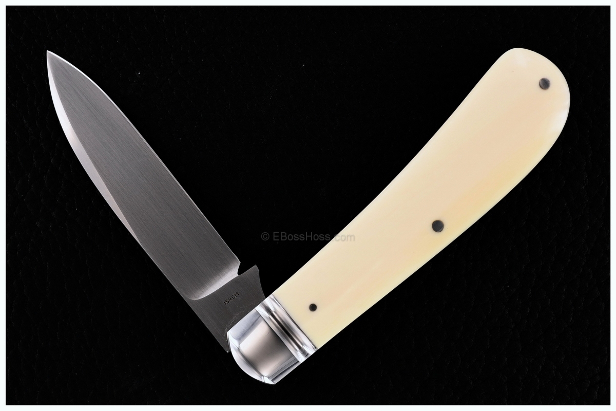 Tony Bose Custom Zulu Spear Slip Joint with Natural Handles