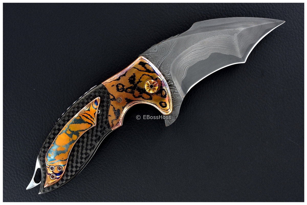 Alistair Bastian Knives Custom Deluxe Hornet Flipper