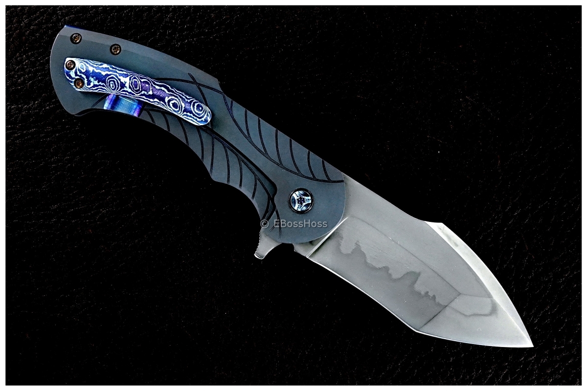 Rick Barrett Custom Toxic Tanto Fallout 3.5 Flipper