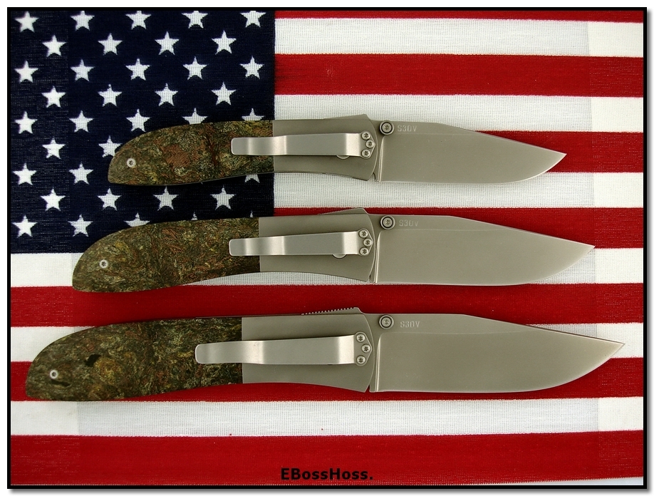 Kit Carson 3 Custom Rag Micarta Model 4s