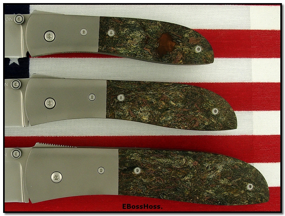 Kit Carson 3 Custom Rag Micarta Model 4s