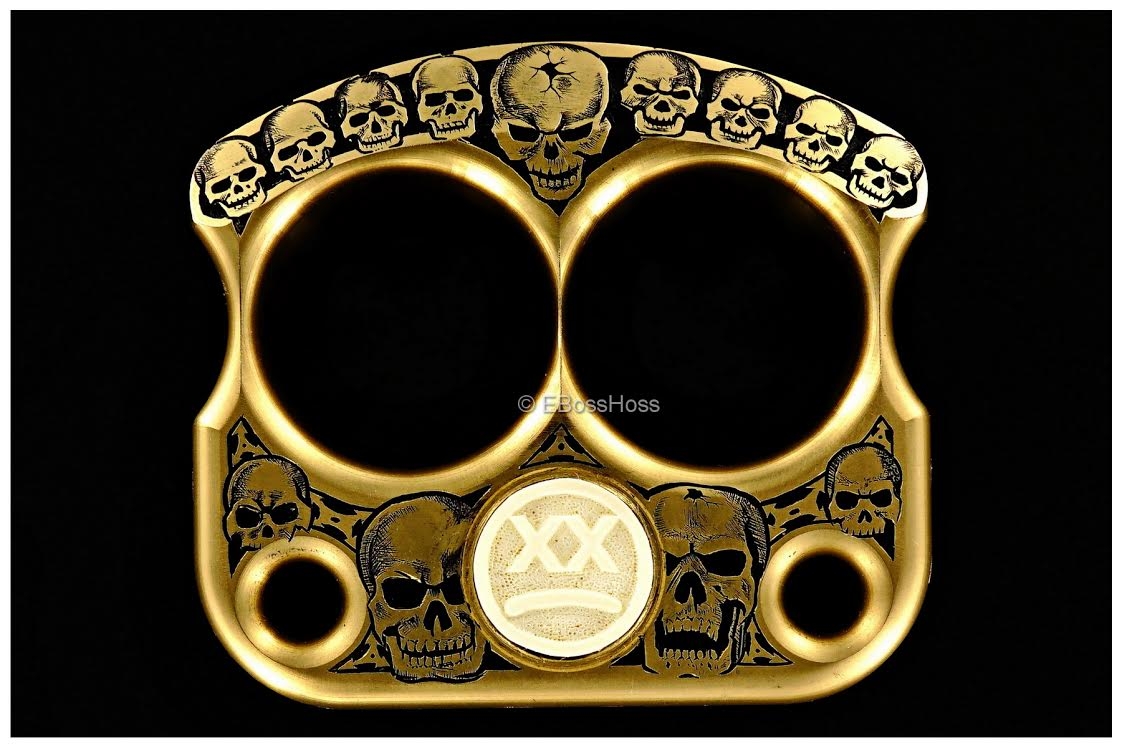 Andy Frankart One-Inch Brass DFK -- Masterfully engraved by CJ Cai
