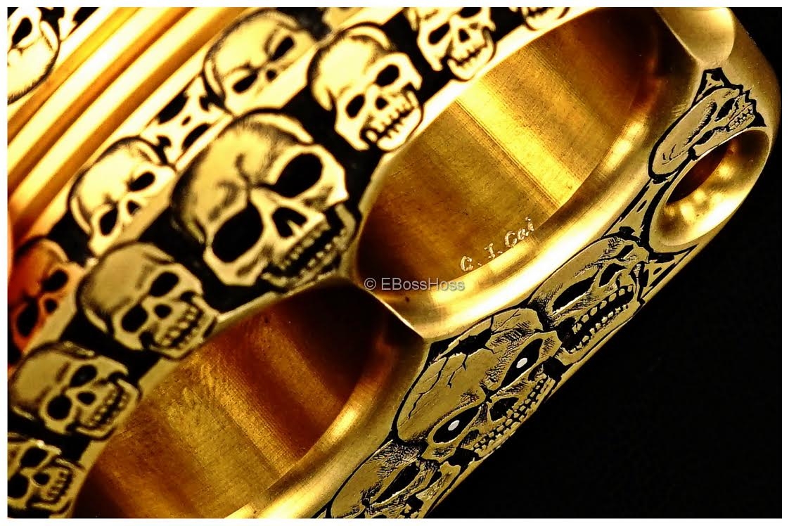 Andy Frankart One-Inch Brass DFK -- Masterfully engraved by CJ Cai