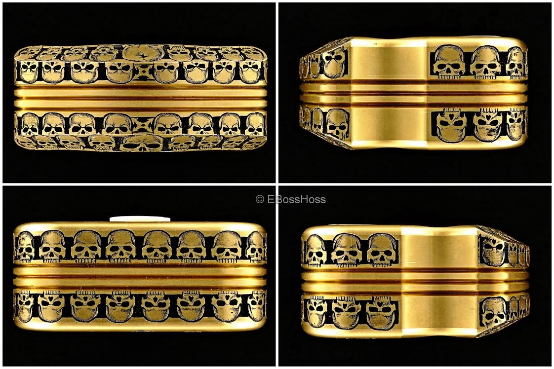 Andy Frankart One-Inch Brass DFK -- Masterfully engraved by CJ Cai