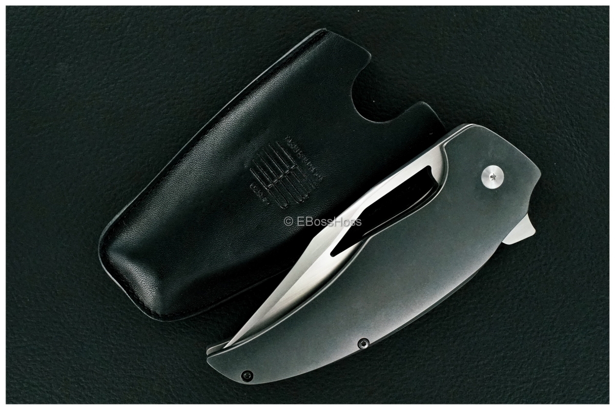 Tashi Bharucha Custom Zirconium-Handle Stardust XLF Flipper