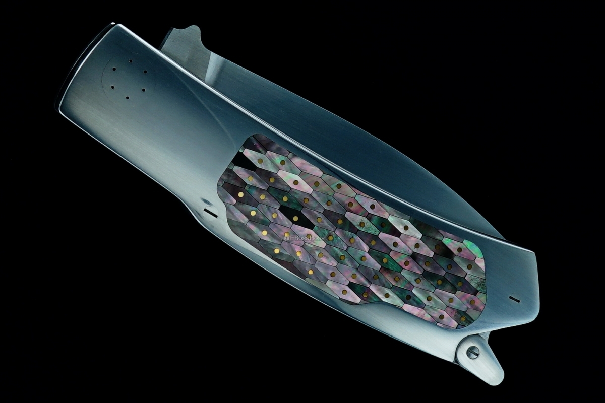 Emmanuel Esposito - Charlie Bennica Mosaic Pearl Lockback Dagger