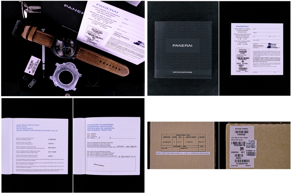 Panerai (Officine Panerai) 580 Luminor Ceramica Flyback Chrono - PAM00580