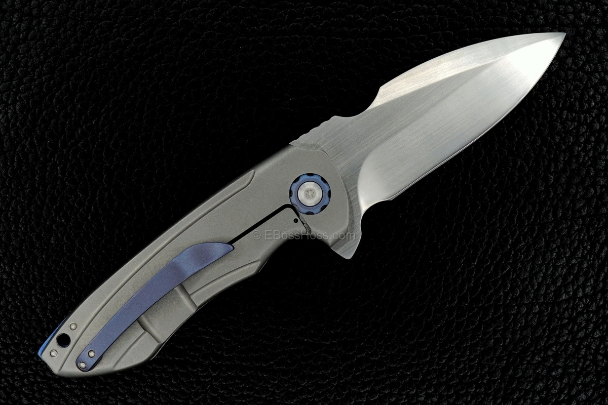 Michael Burch (Burchtree Bladeworks) Custom Vented Slim Genesis Flipper