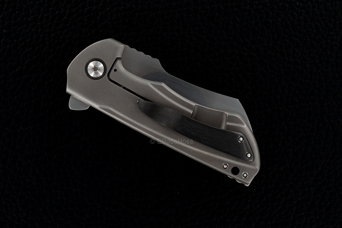 Michael Burch (Burchtree Bladeworks) Custom Chisel-ground Slim Dao Flipper