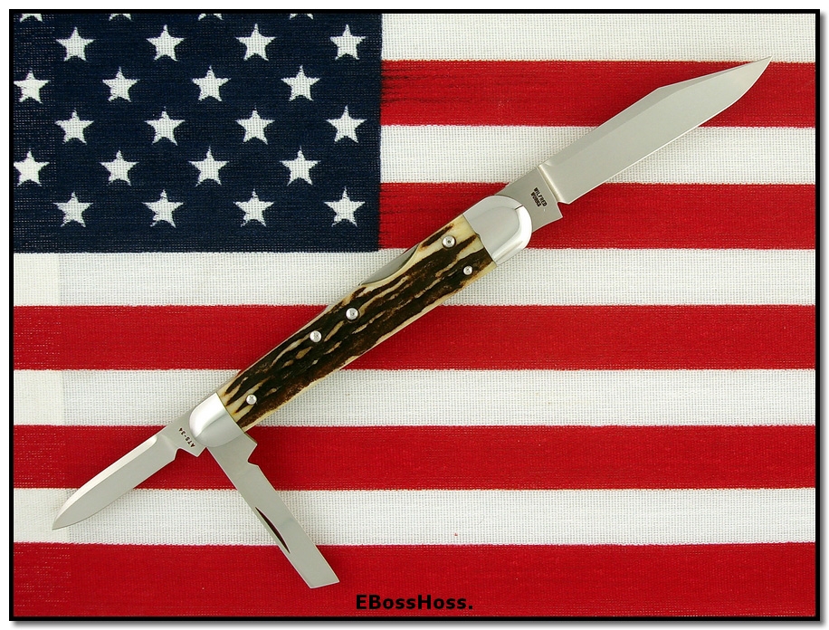 Tony Bose Lockback Whittler - Stag