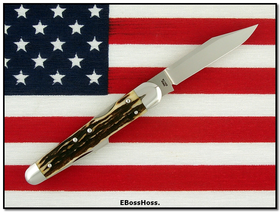 Tony Bose Lockback Whittler - Stag