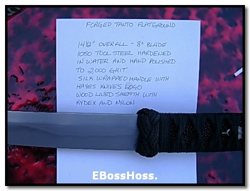 Wally Hayes Forged Tanto