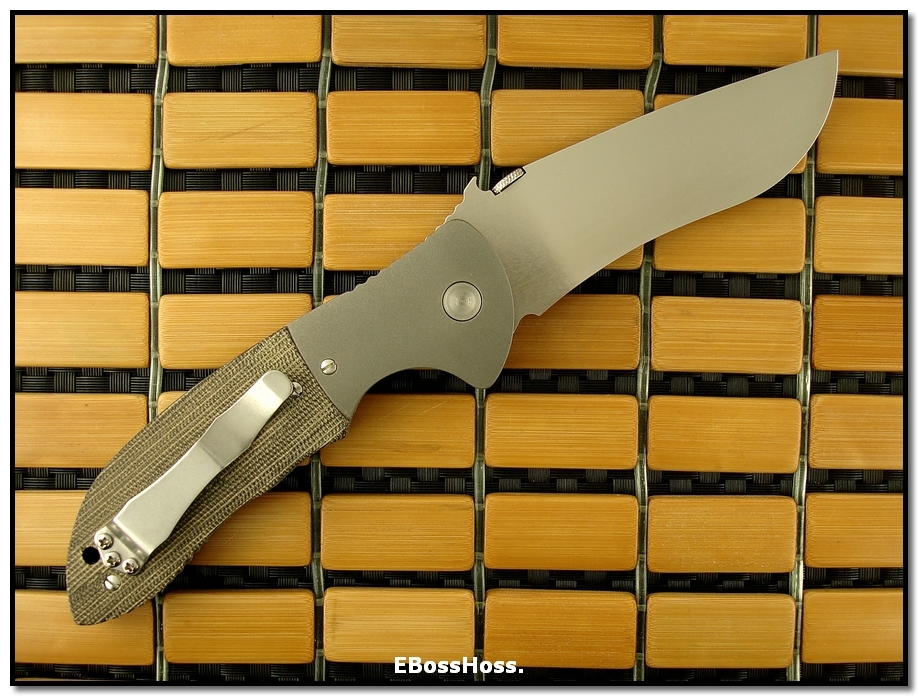 Ernie Emerson Super Commander (aka: ES1-M) - w/a Rare Chisel Ground Blade