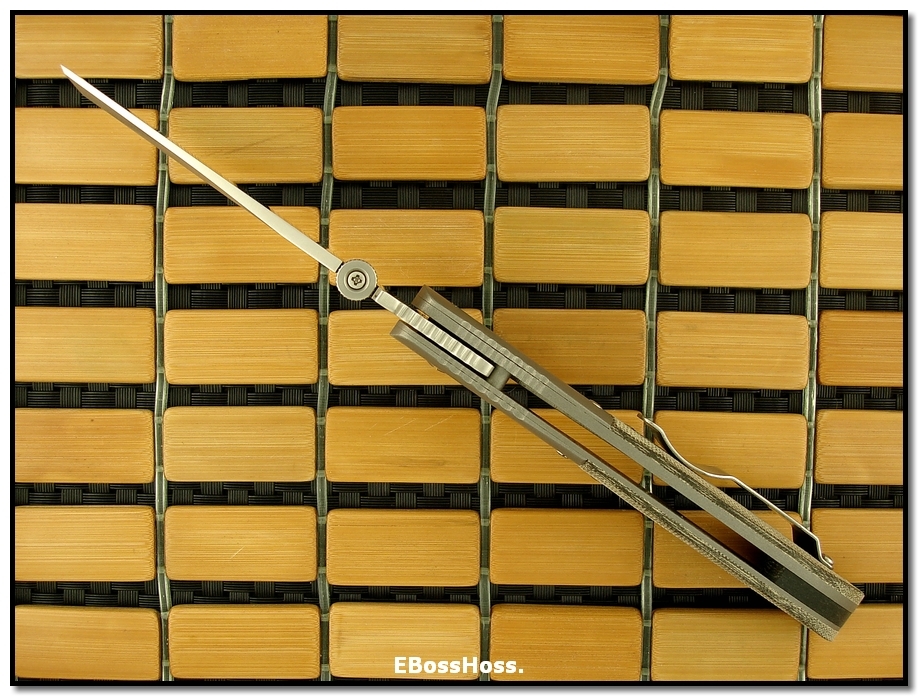 Ernie Emerson Super Commander (aka: ES1-M) - w/a Rare Chisel Ground Blade