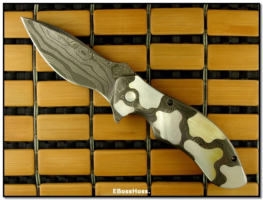 Ken Onion Deluxe Taboo - Damascus & MOP