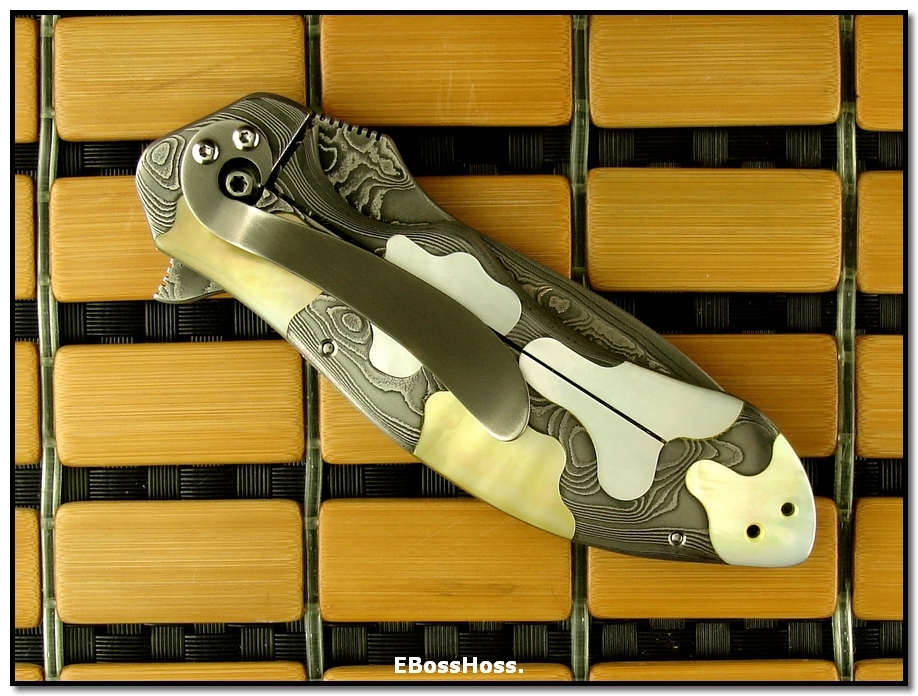 Ken Onion Deluxe Taboo - Damascus & MOP