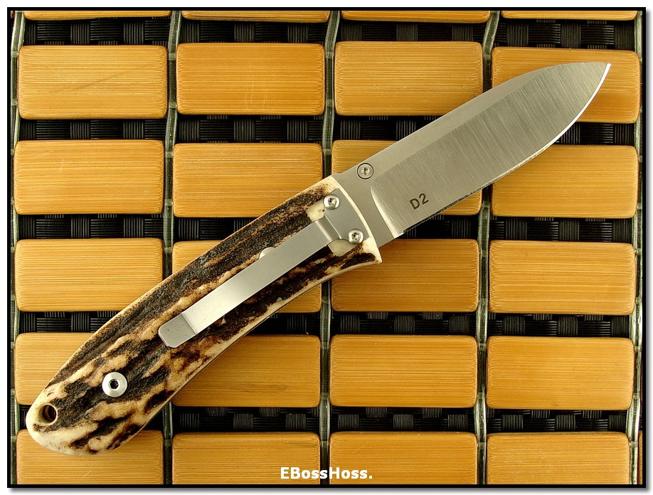 Bob Dozier Dlx. Folding Hunter - Stag