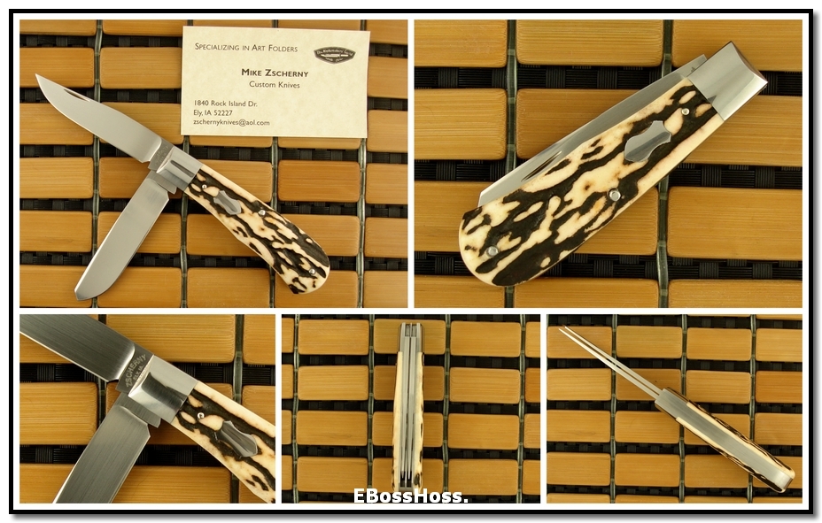Mike Zscherny 2-Bladed Stag Trapper