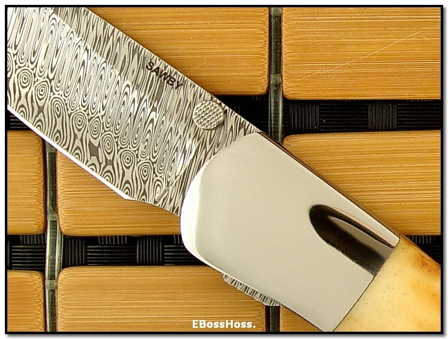 Scott Sawby Dlx. CU - Stag / Stainless Damascus