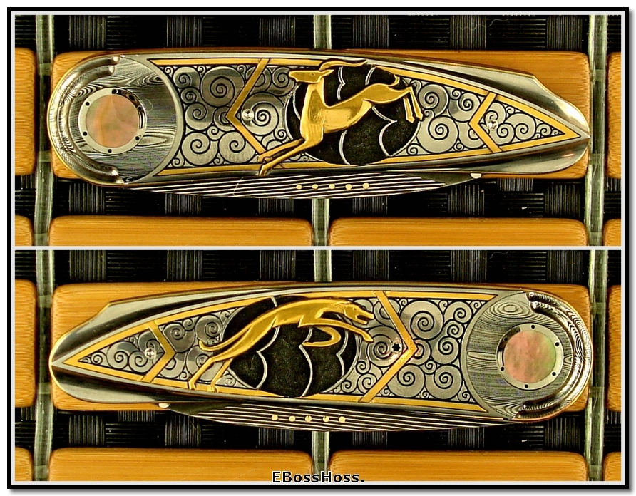 Owen Wood Art Deco Wharnecliffe - George, Tim Engraved