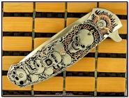 D.B. Fraley 5-in. Bladed Deluxe Torrent engraved by CJ Cai