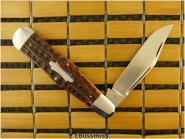 Tony Bose 5 3/8-inch Jigged AG Russell Bone Coke Bottle