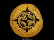 Roni Deitrich Scrimed Antique Ivory Cue Ball