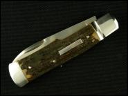 Hiroaki Ohta Stag Gunstock Slipjoint