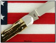 Tony Bose Lockback Whittler - Stag