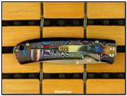 Tom Mayo Small Timascus Drop-Point